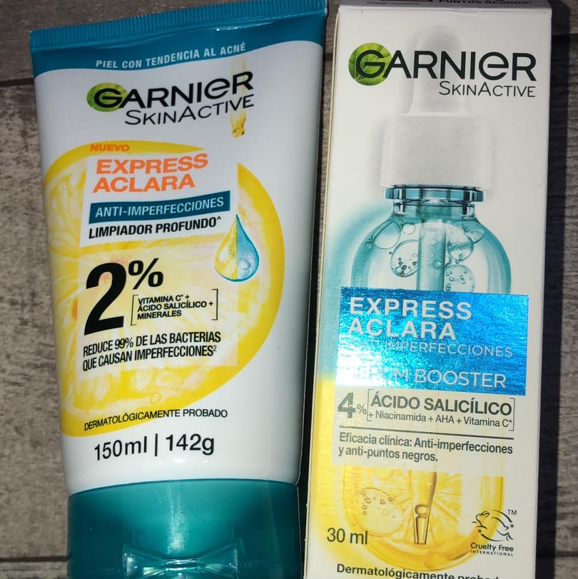 Kits de skincare limpiador + serum ANTI IMPERFECCIONES